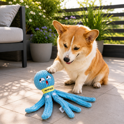 Hundespielzeug Oktopus – Spielspaß und langsameres Fressen in einem