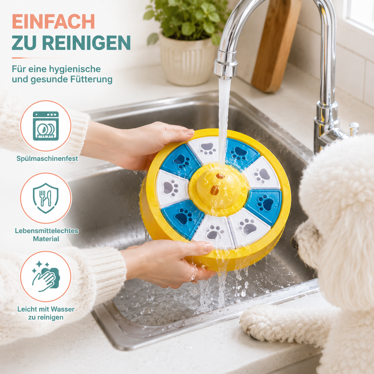 Anti-Schling Puzzle-Schüssel – Spiel, Förderung und langsameres Fressen